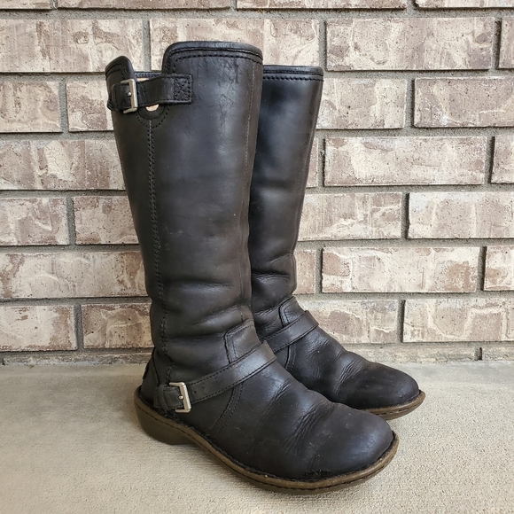 UGG Tupelo Australia Leather women's boots tall - Picture 6 of 16